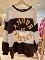 Pullover Amour is French - Unique Flores