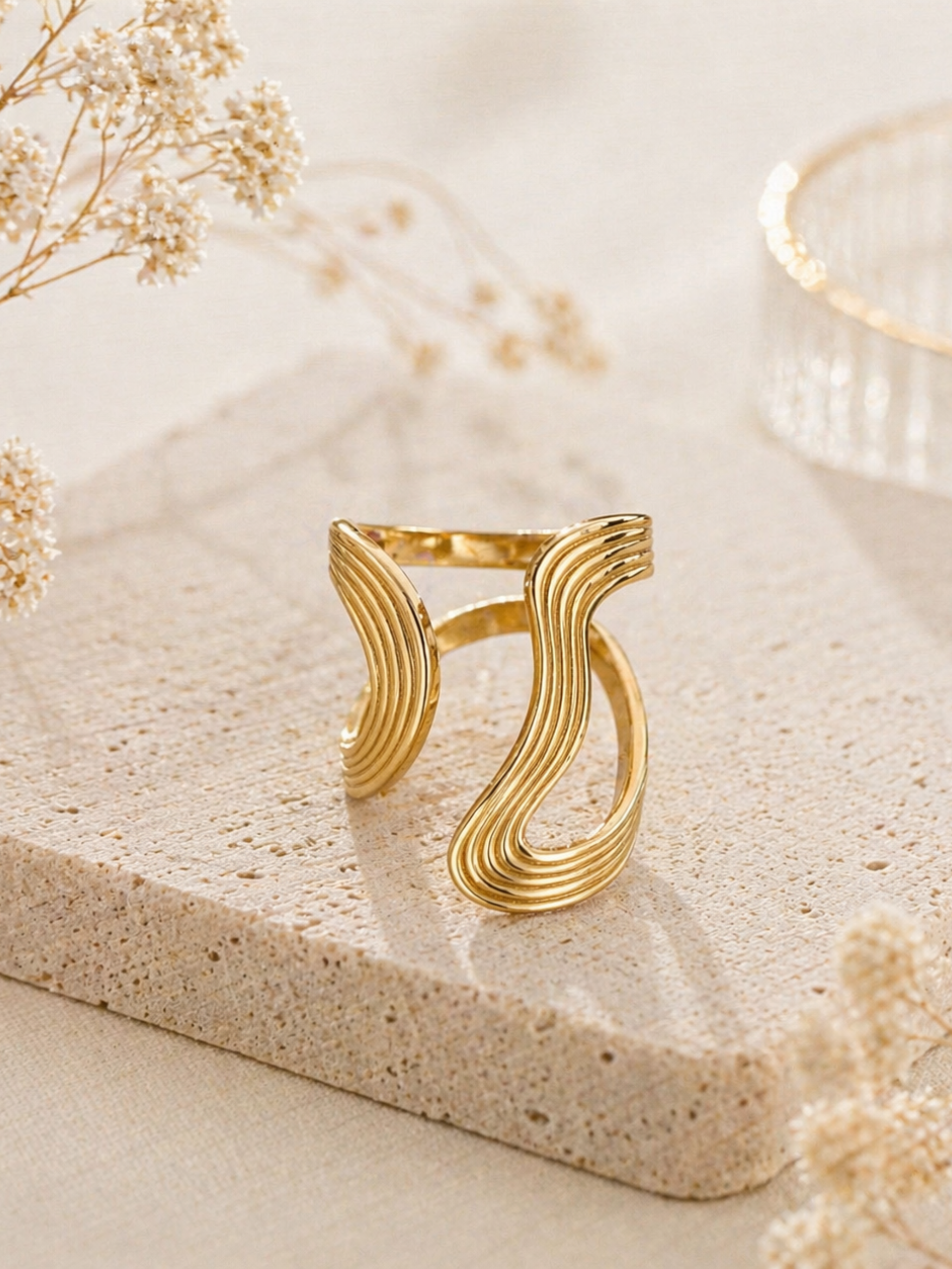 XL Retro Ring - Unique Flores