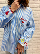 Bluse Streifen Amour - Unique Flores