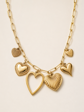 Charm-Halskette 'HERZEN'