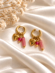 Creole mit rosa Details und Herz