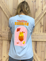 T Shirt Malibu Sunrise - Unique Flores
