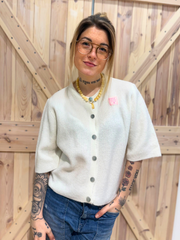 3/4 Ärmel Pullover Self Love Club - Unique Flores