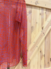 Langarmshirt Leo Mesh - Unique Flores