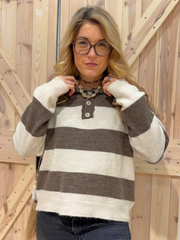 Pullover Streifen - Unique Flores