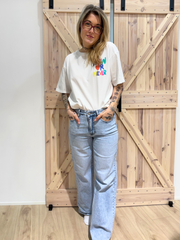 Wide Leg Blue - Unique Flores