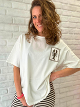T Shirt Lobster Khaki/Brown - Unique Flores