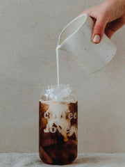 Hohes Trinkglas Coffee Lover - Unique Flores