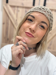 Beanie Crochet - Unique Flores