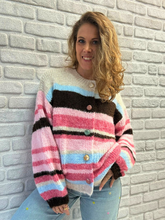 Cardigan mit pastelligen Knöpfen - Unique Flores