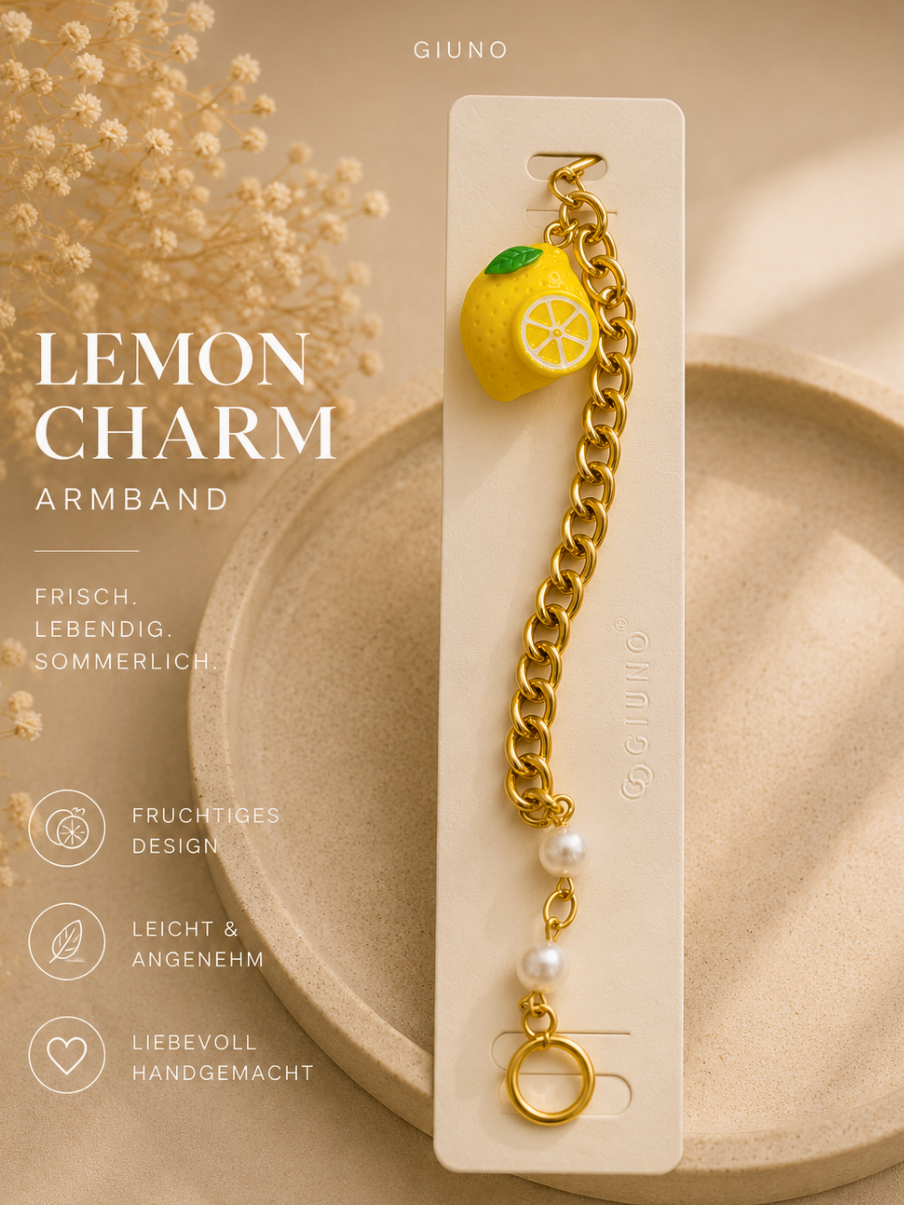 Armband Lemon 🍋 - Unique Flores
