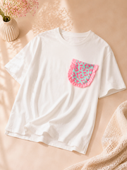 T-Shirt Leo Pocket - Unique Flores