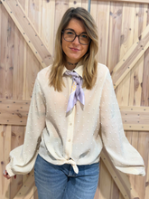 Bluse aus Dobby Stoff - Unique Flores