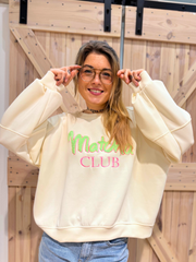 Sweater Matcha Club - Unique Flores