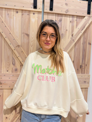Sweater Matcha Club - Unique Flores