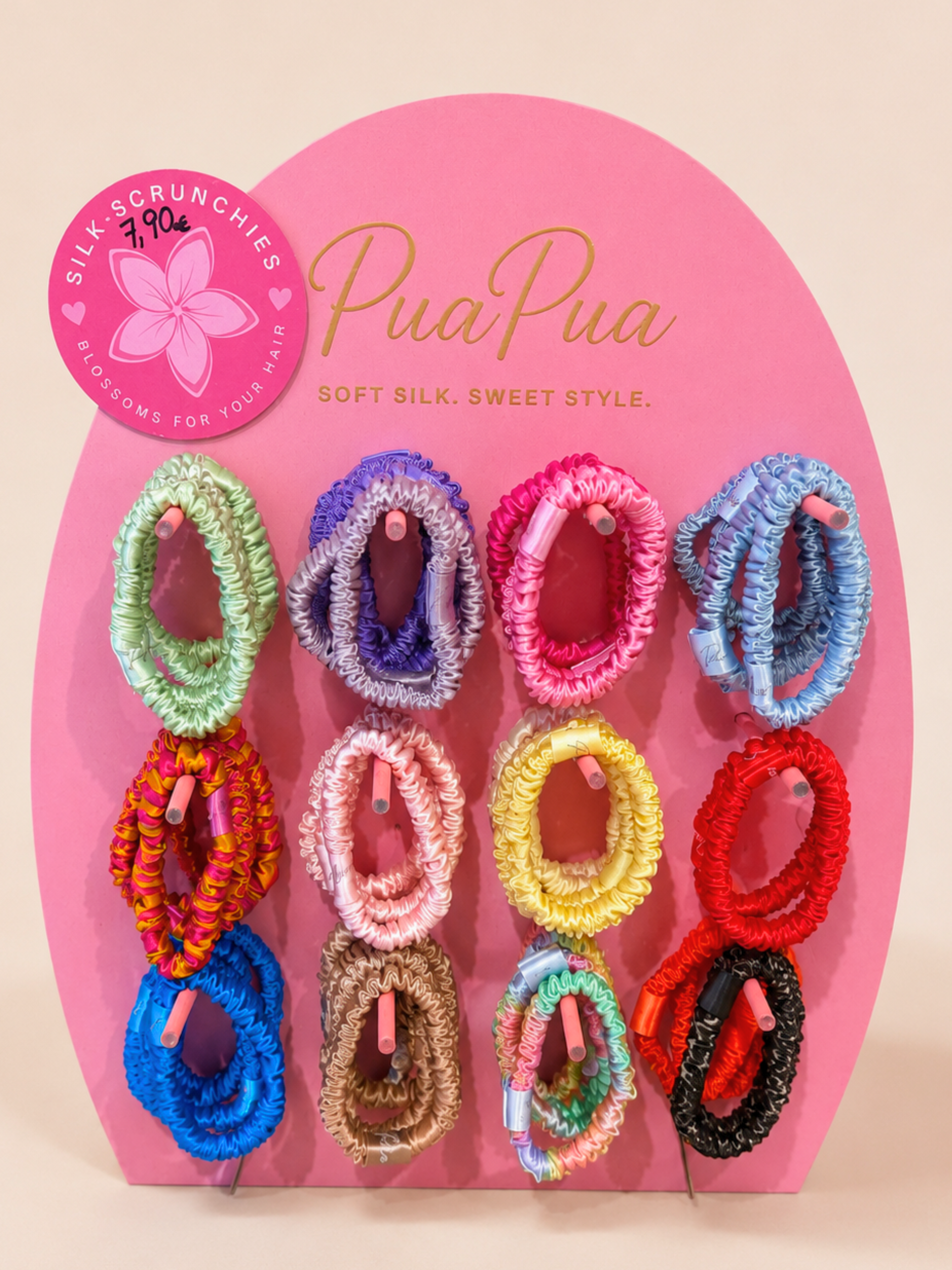 PuaPua Seiden Scrunchie Maalahi - Unique Flores