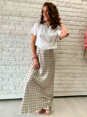 Polka Dots Satinrock - Unique Flores