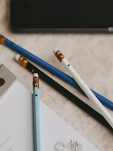 Bleistift Set blau 4er Set - Unique Flores