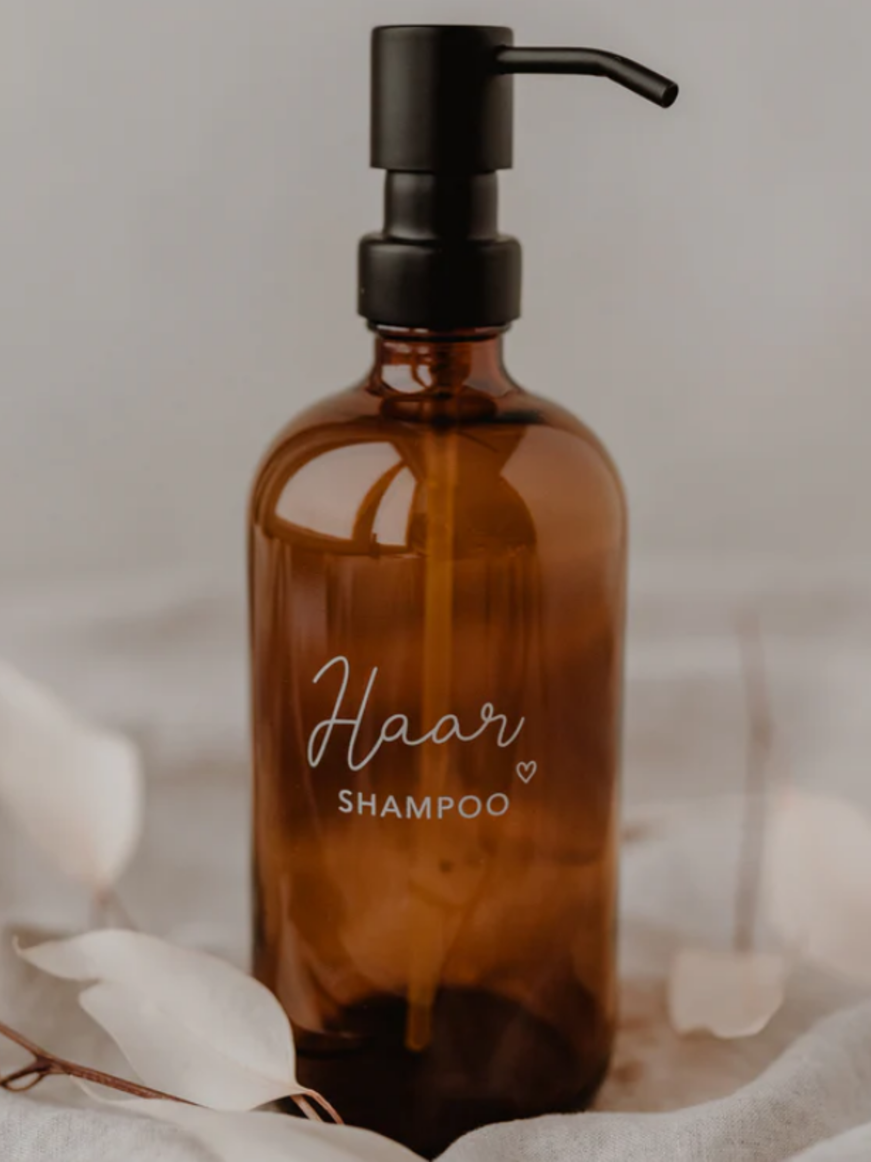 Seifenspender "HaarShampoo" - Unique Flores