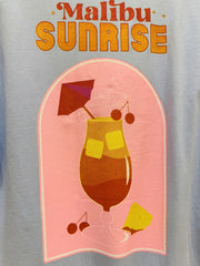 T Shirt Malibu Sunrise - Unique Flores