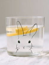 Trinkglas Hase Schwarz - Unique Flores