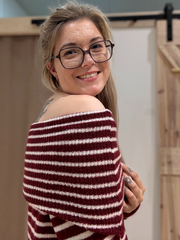 Off-Shoulder Stripe - Unique Flores