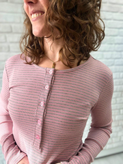Langarmshirt Fine Stripes - Unique Flores