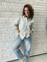 Bluse mit Streifen - Unique Flores