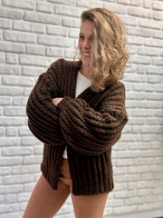 Grobstrick Cardigan
