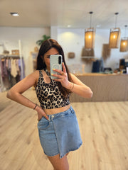Cut Out Crop Top - Unique Flores