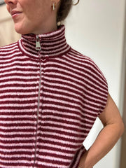 Gestreifte Zipper