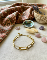 Glitzer Armband - Unique Flores