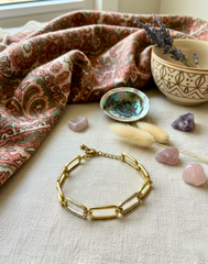 Glitzer Armband - Unique Flores