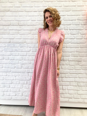 Maxikleid Emy Leo - Unique Flores