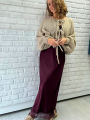 Rock mit Spitzensaum