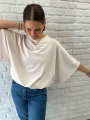 Shirt Fledermaus Ärmel - Unique Flores