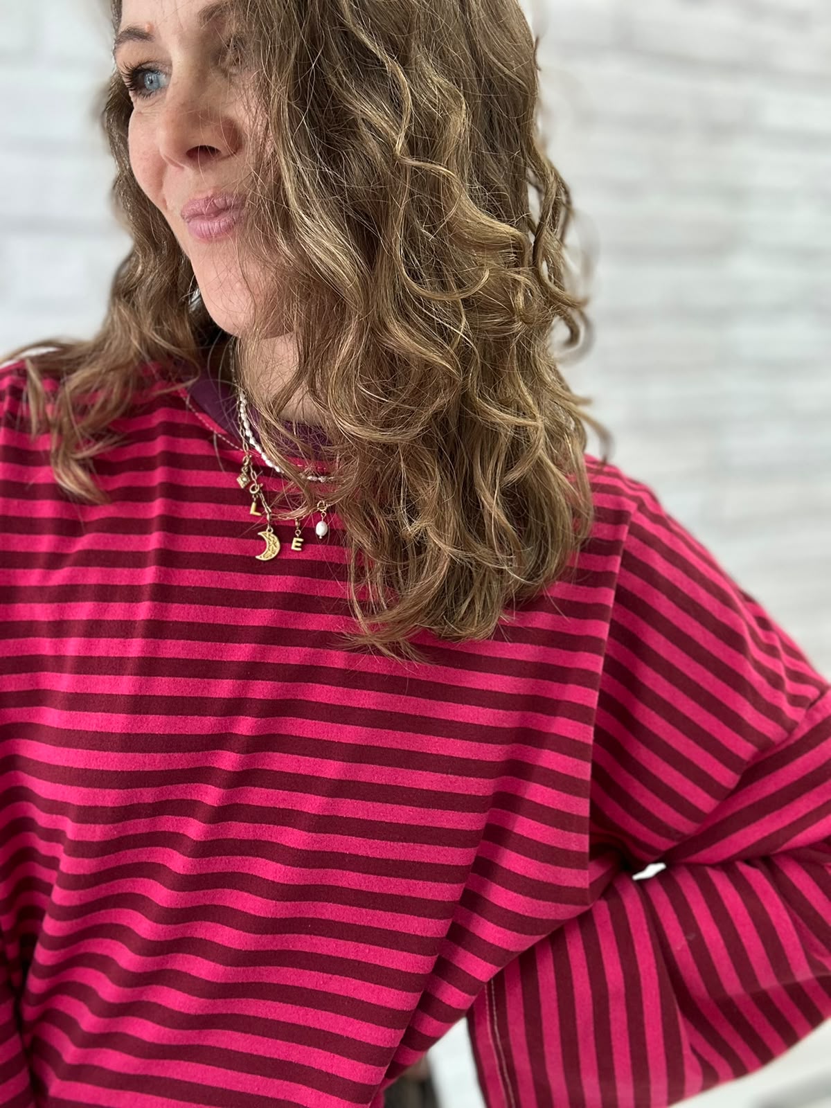 Longsleeve mit Streifen - Unique Flores