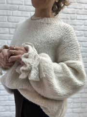Pullover Spitzendetails - Unique Flores
