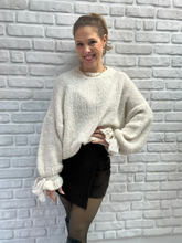 Pullover Spitzendetails - Unique Flores