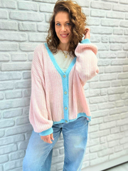 Cardigan mit Streifen - Unique Flores