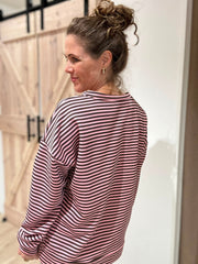 Sweatshirt Streifen