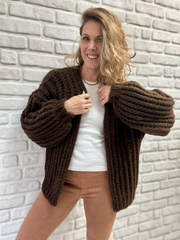 Grobstrick Cardigan