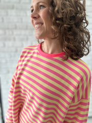 Longsleeve mit Streifen - Unique Flores