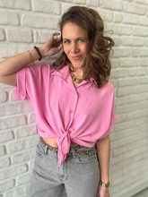 Bluse Kurzarm - Unique Flores