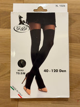 Strumpfhose Overknee Optik Schwarz