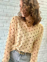Langarmshirt Mesh Dots - Unique Flores