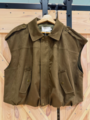 Weste Khaki - Unique Flores 