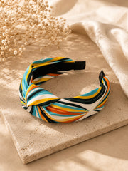 Haarreif gelb - blau - orange