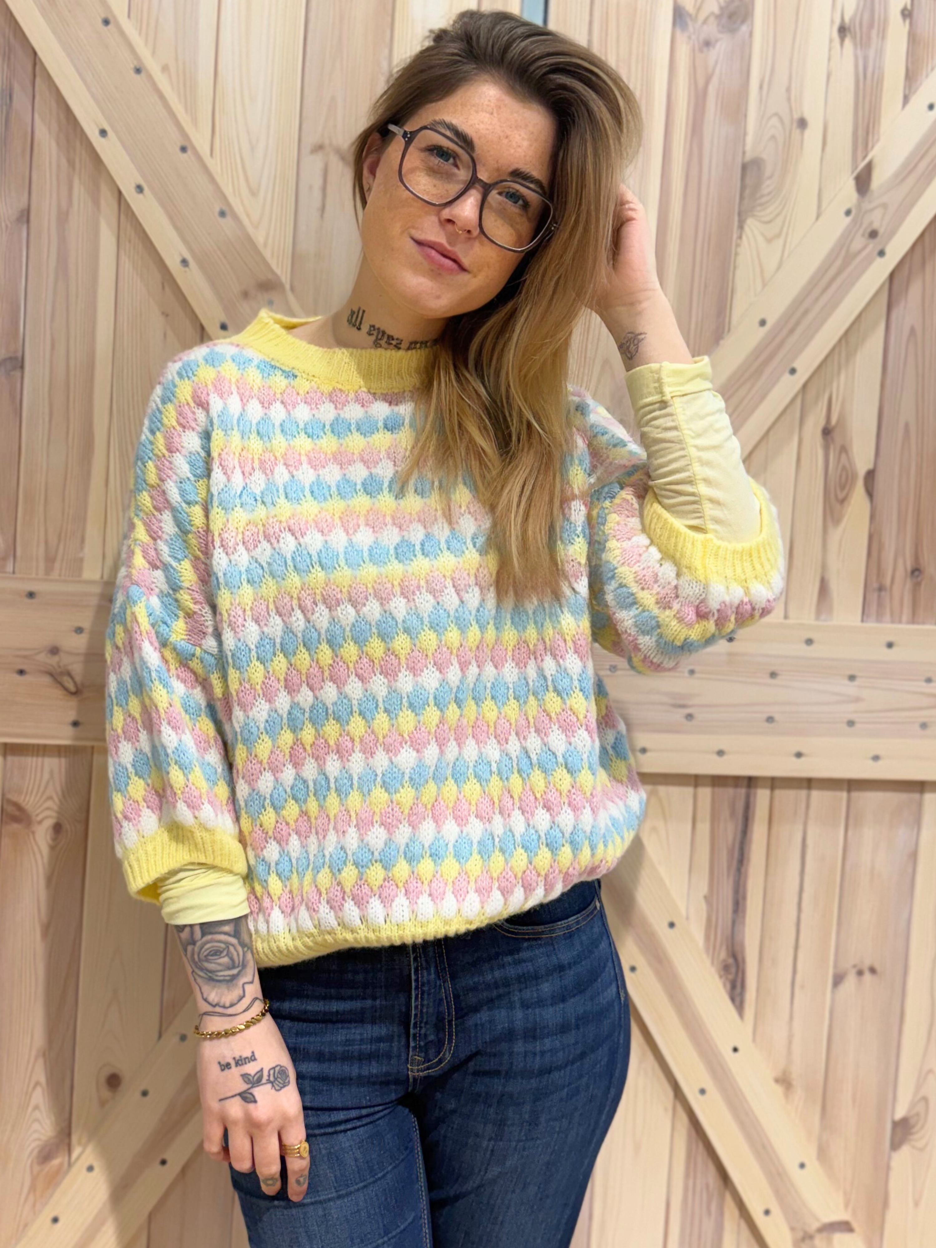 3/4 Pullover Bubble - Unique Flores 