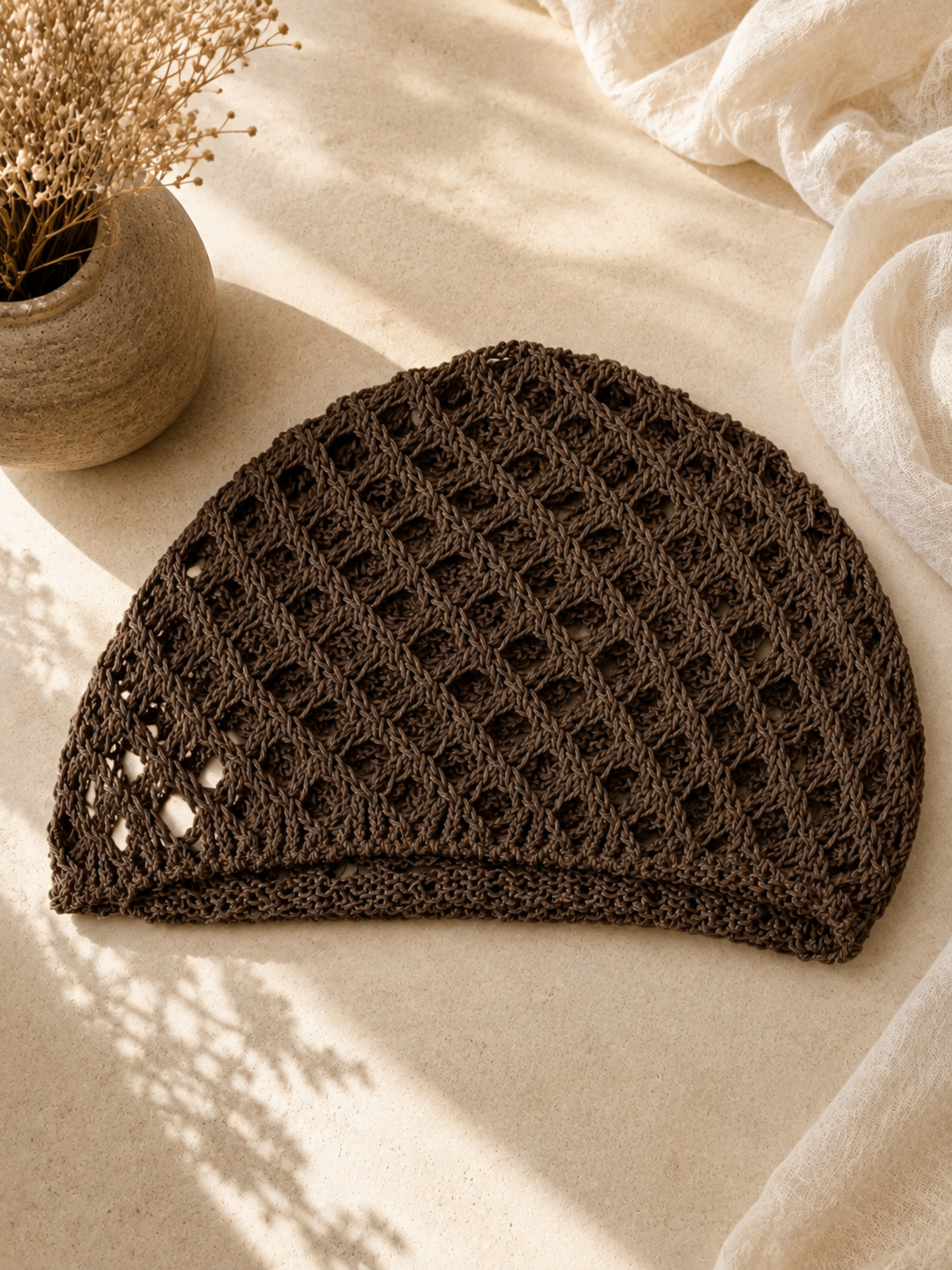 Beanie Crochet - Unique Flores 